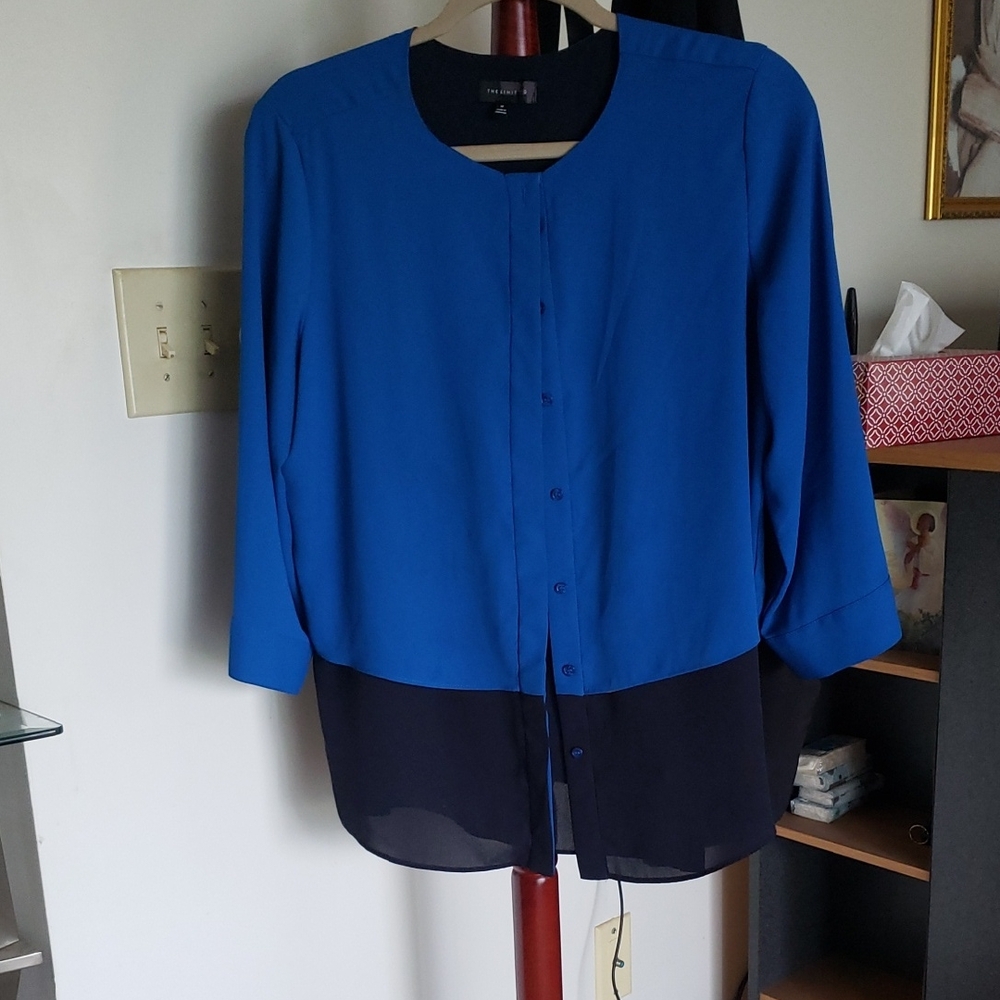 The Limited Blue and Black Women's Blouse